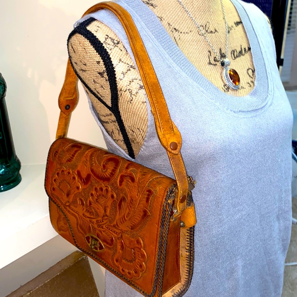 Vintage Handmade Leather Purse